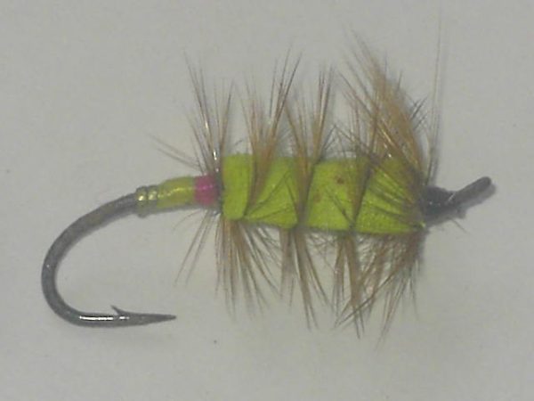 Bomber Chartreuse Brown Fly