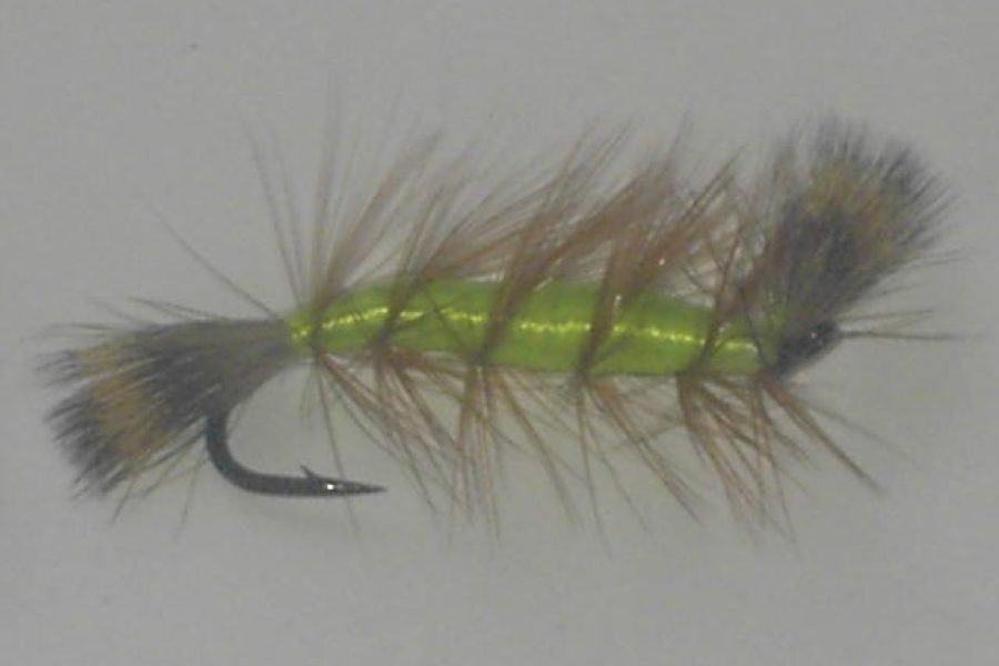 Bomber floss green fly