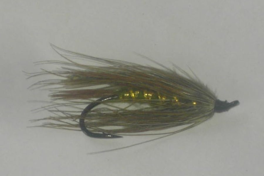 Green Spey fishing fly