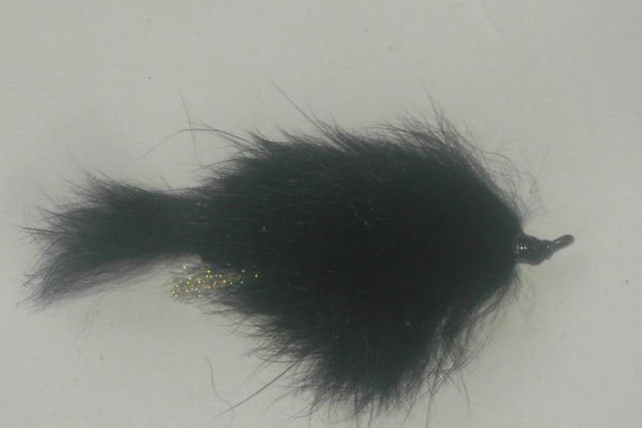 Zonker Black Salmon Fly