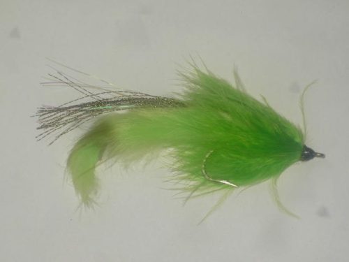 Clouser's bone fish minnow foxee red fly