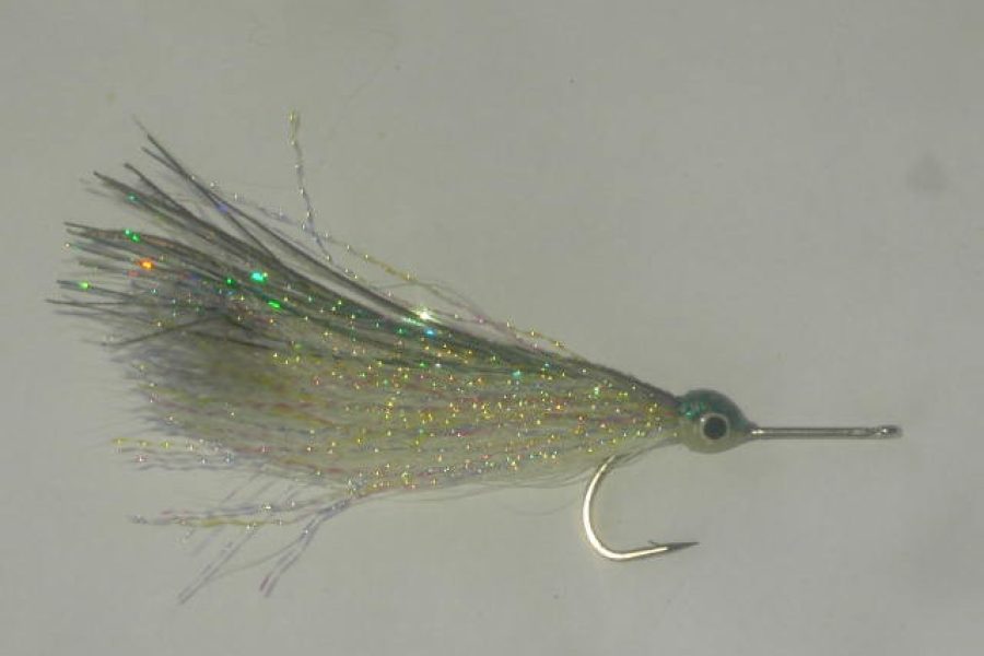 Flash deep minnow blue white fly