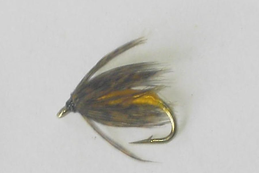 Grouse & orange wet fly