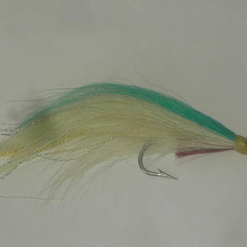 Lefty’s big fish deceiver chartreuse white