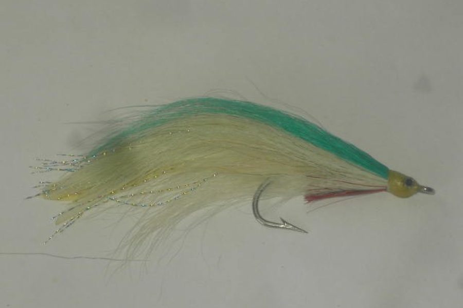 Lefty’s big fish deceiver chartreuse white fly