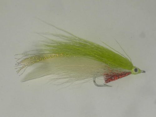 Lefty's Deceiver white green Fly