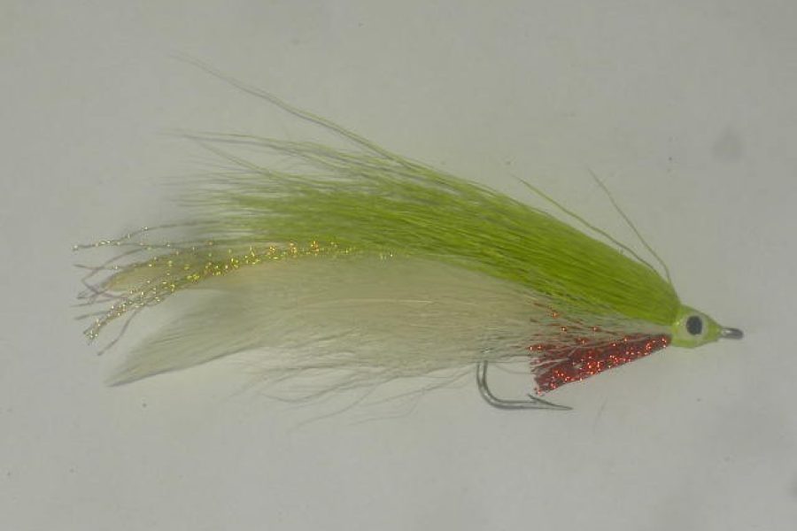 Lefty’s Deceiver white green Fly