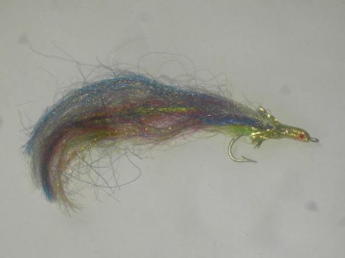 Saltwater swimmer gold fly