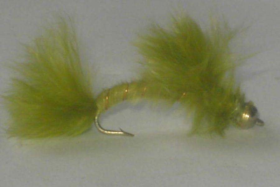 Beadhead Marabou Damsel Olive fly