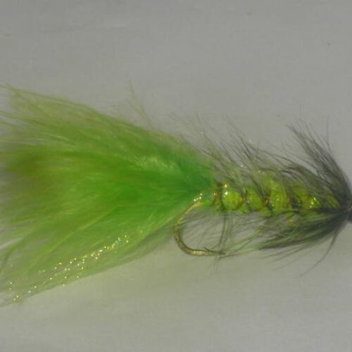 B.h Woolly bugger chartreuse