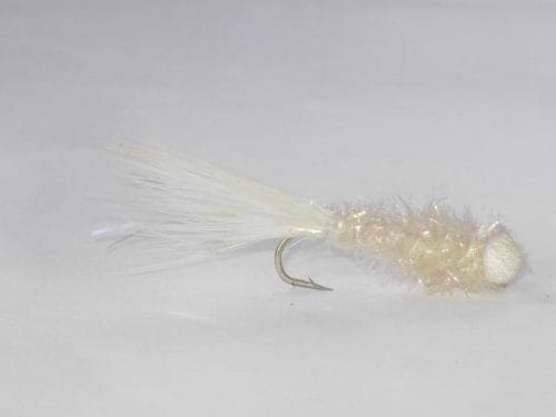 Crystal Booby White streamer fly