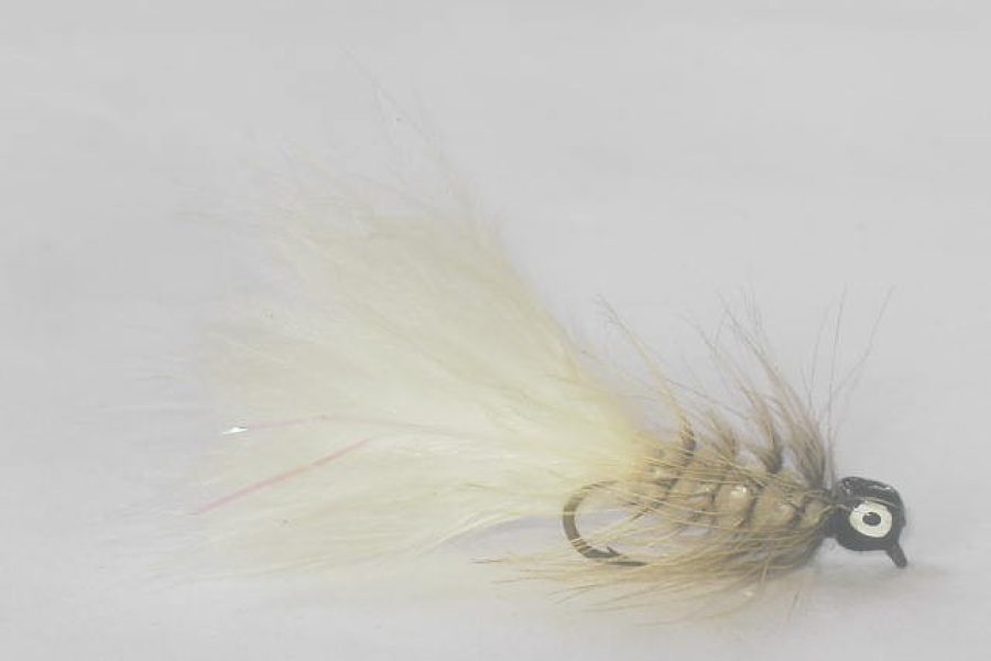 Dog-Nobbler White Streamer Fly