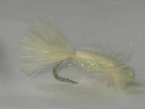 white Floating fly