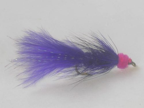 Leech Purple Crystal streamer fly