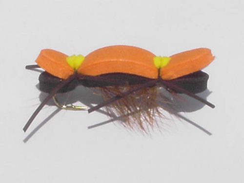 Chernobyl Ant Black & Orange fishing fly