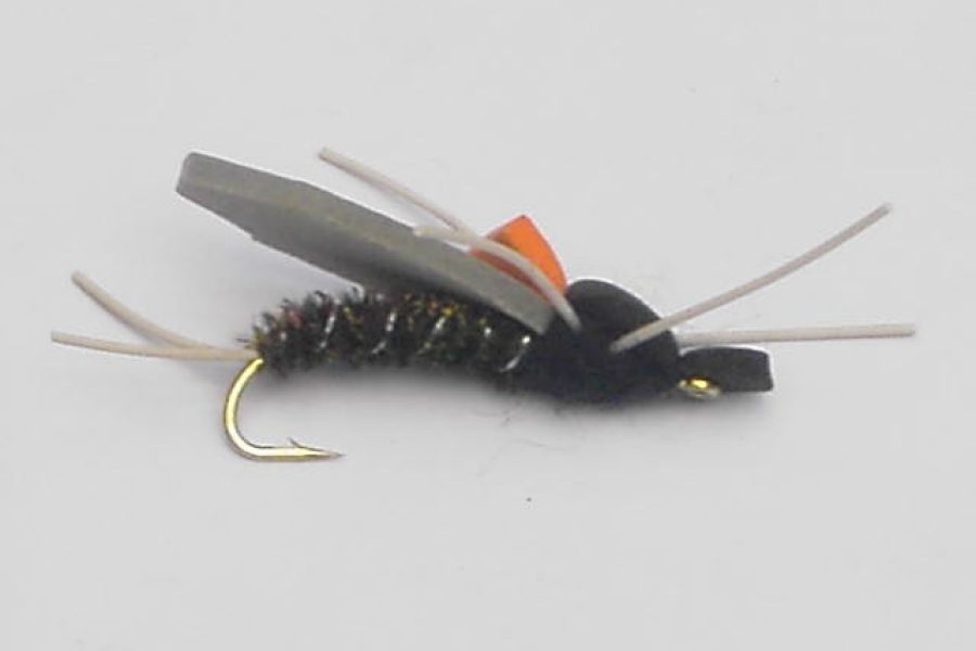 Droopy peacock fishing fly