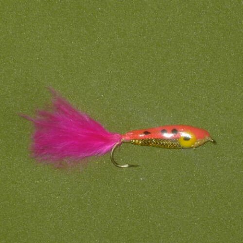 Epoxy minnow pink fly