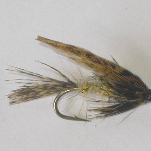 March brown wet FLY long shank