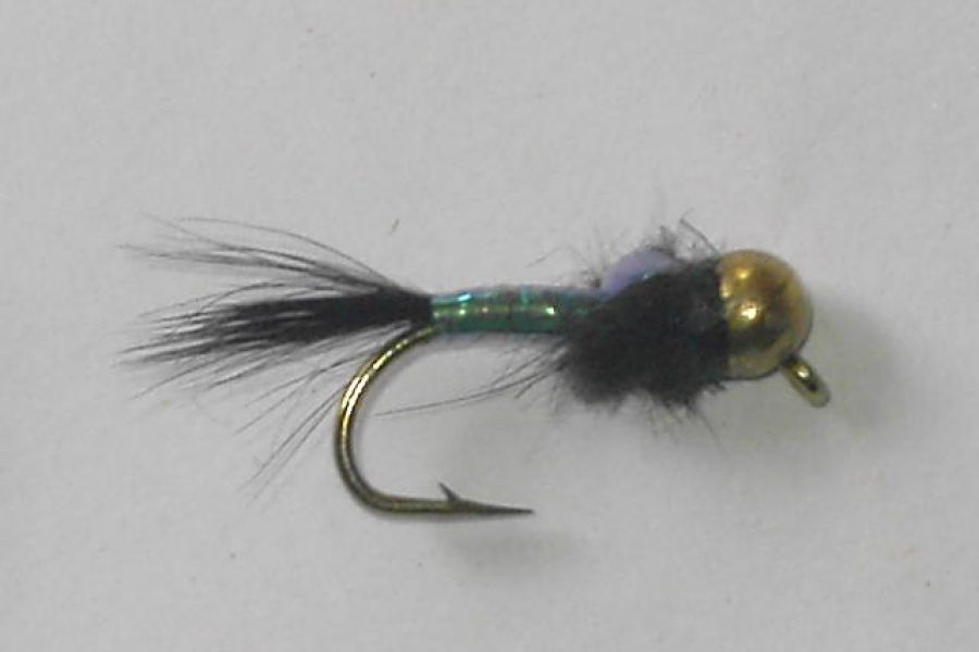 Tungsten black pearl fly