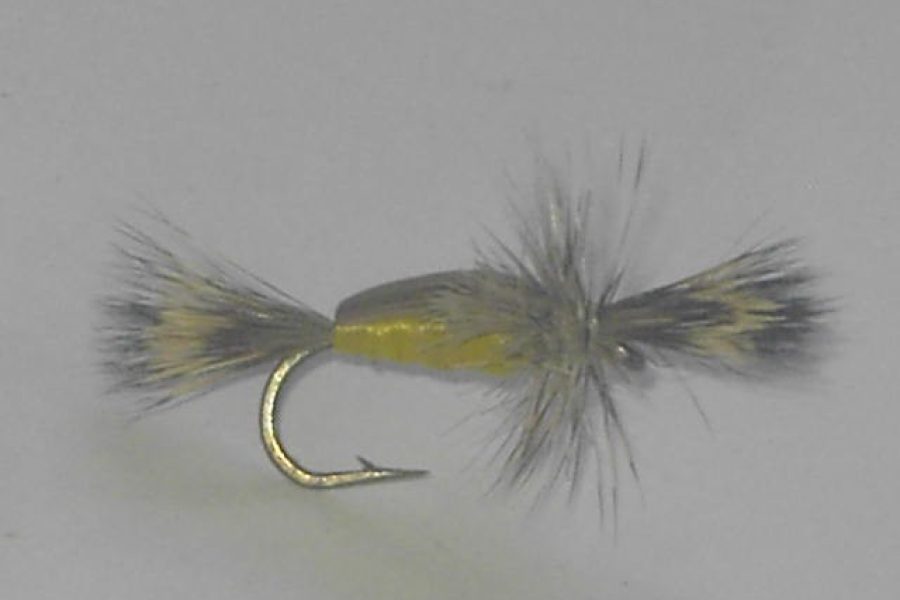 Yellow Hatchmaster dry fly