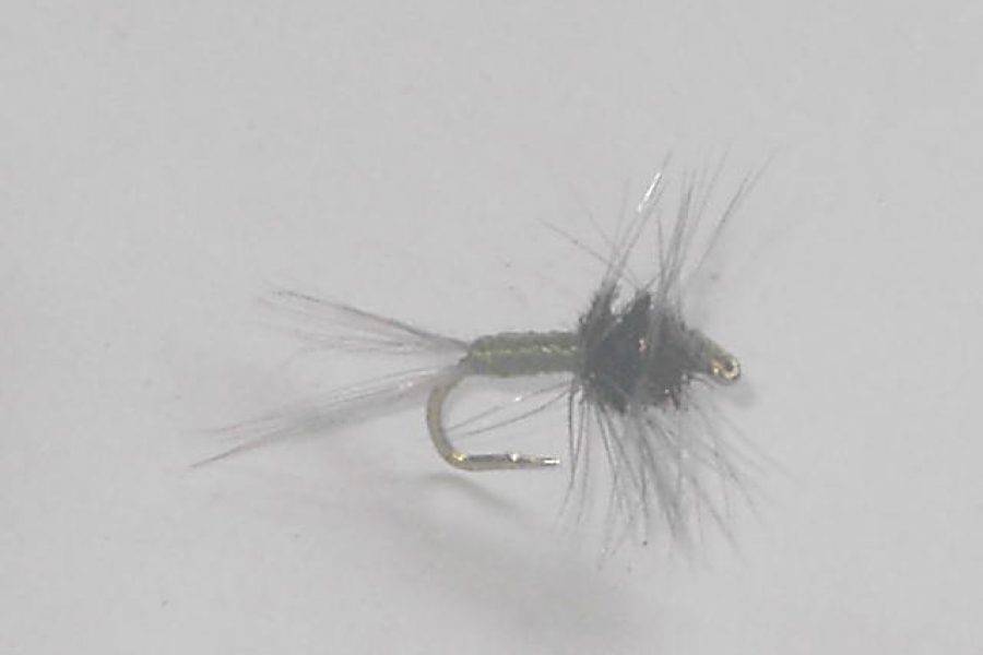 Little olive dry fly