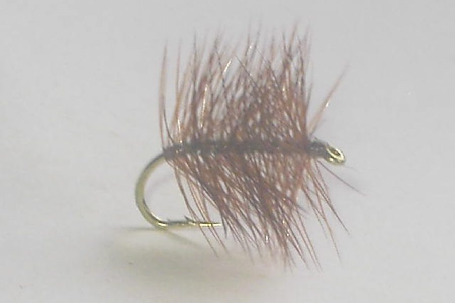 Brown Palmer Dry Fly