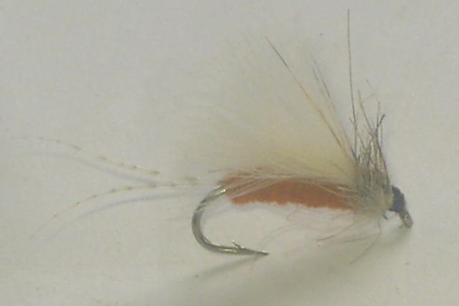 White wing cdc dry fly