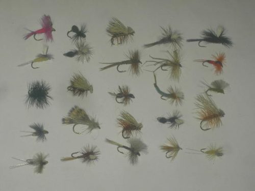 25 assorted dry flies for sale
