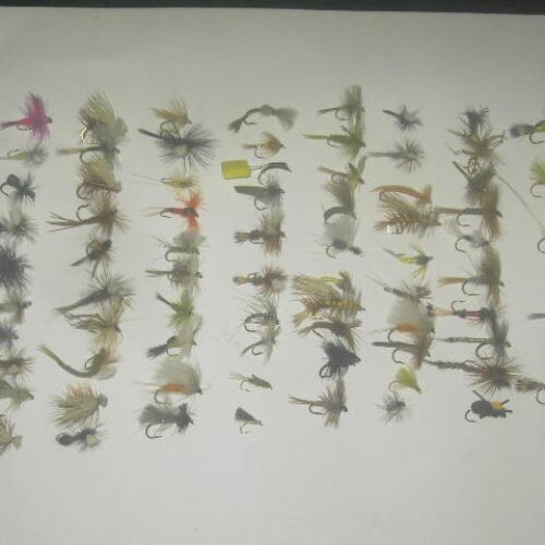 75 Assorted dry flies