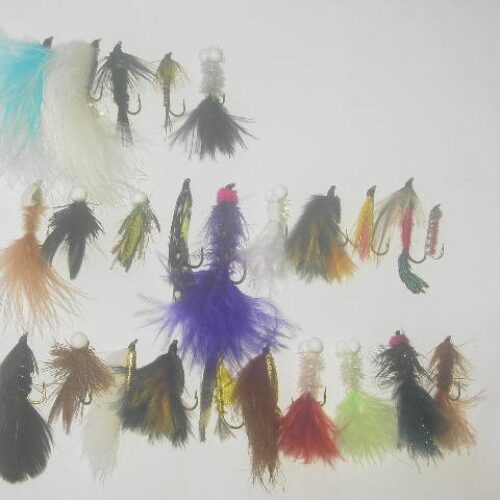 25 Assorted streamers fly fishing flies