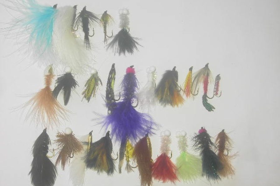 25 Assorted streamers fly fishing flies