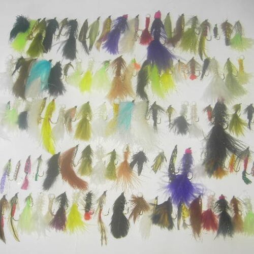 100 Assorted streamers fly fishing flies