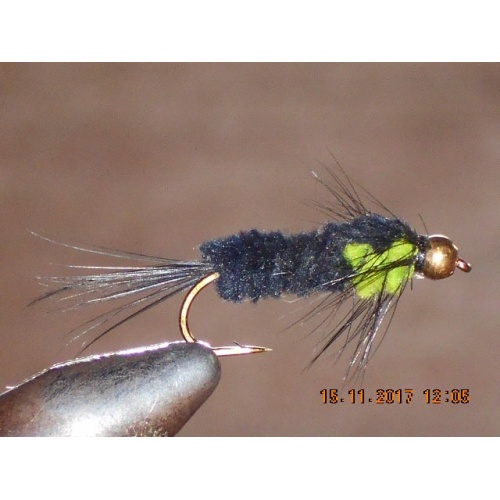 Green Beadhead Montana Nymph