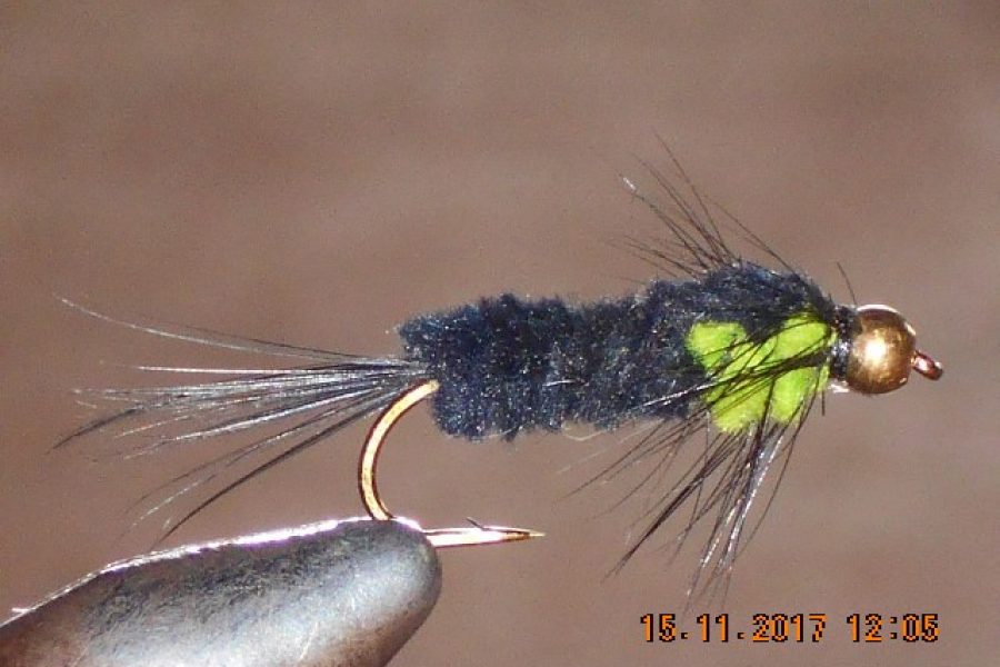 Bead head montana green fly