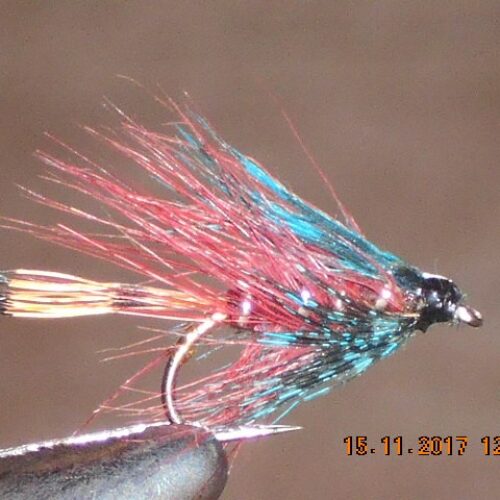 Claret bumble wet fly