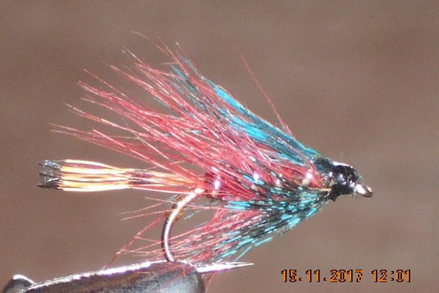 Claret bumble wet fly