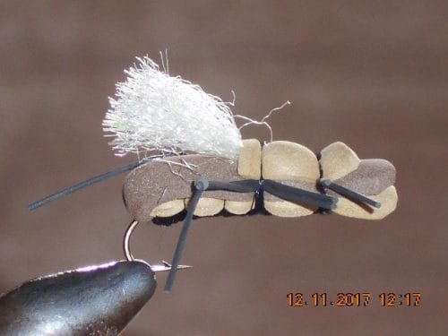 Taylor's fat albert brown fishing fly