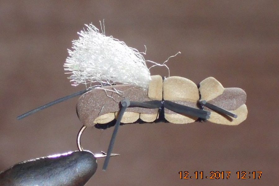 Taylor’s fat albert brown fishing fly