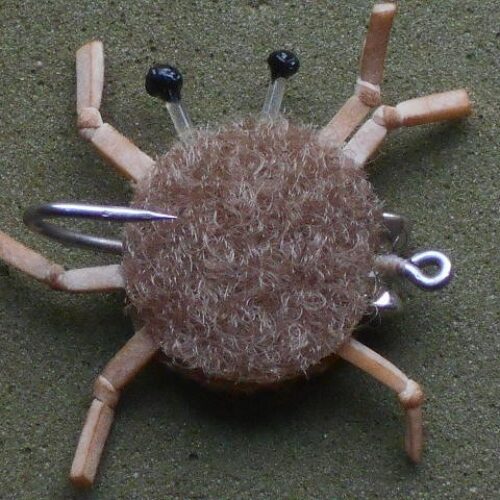 Velcro crab rubber legs  beige