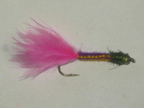 Bead Head Woven Purple Golden fly