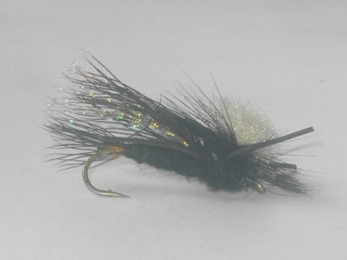 Parachute Hopper Black fishing Fly