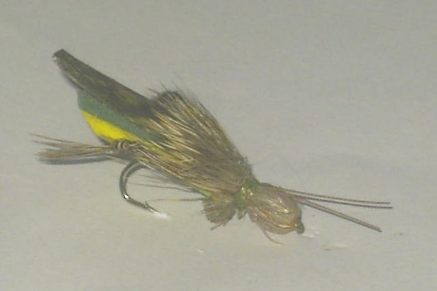 Foam hopper x leg fly