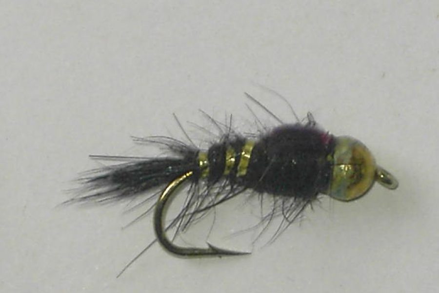 Tungsten hare’s ear black fly