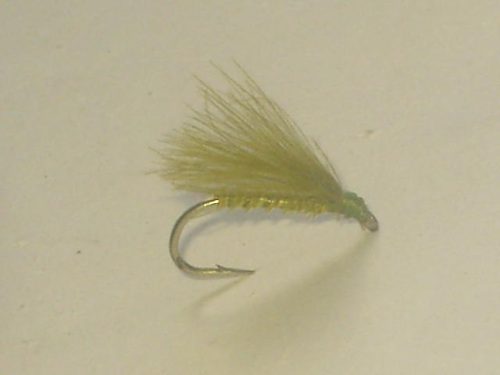 Olive CDC Midge dry fly