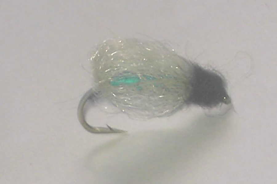 Green Deep Spackle Pupa Dry Fly