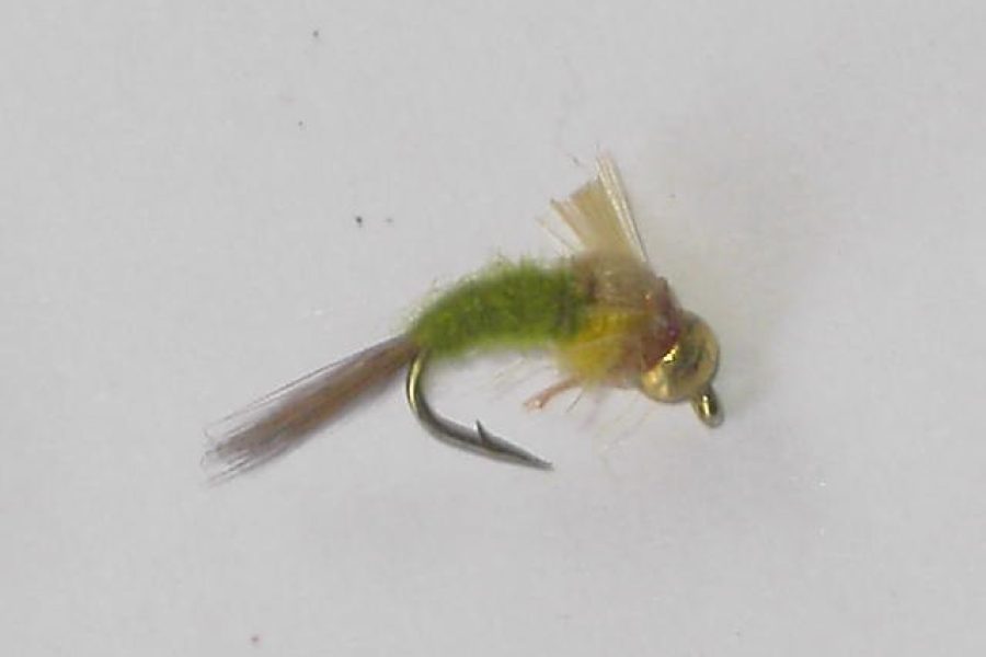 Tungsten Olive Emerger Fly