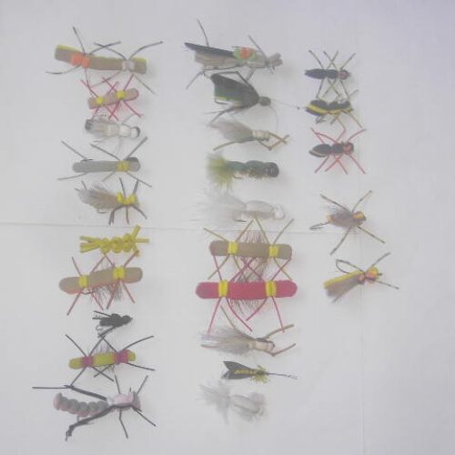 25 Assorted Foam fly fishing flies