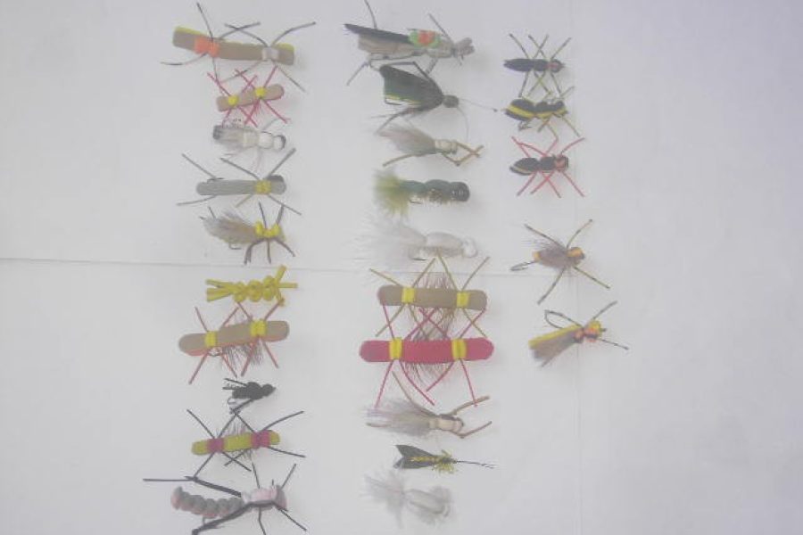 25 Assorted Foam fly fishing flies