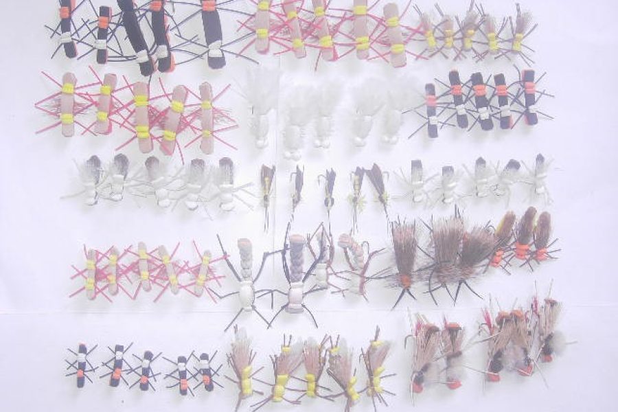 75 Assorted Foam fly fishing flies