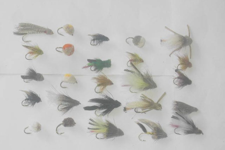 25 assorted muddlers fishing flies